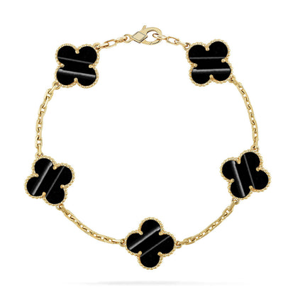 [Marin-Jewelry] CLOVER 5 MOTIF PULSAR STONE BRACELET COLLECTION