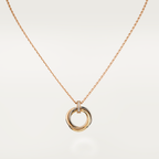 [Marin]TRINITY NECKLACE GOLD  DIAMONDS