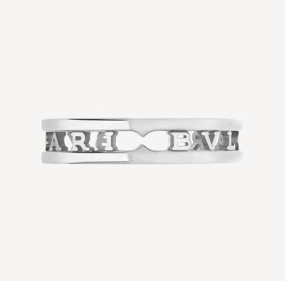 [Marin]ZERO 1 ONE-BAND WITH OPENWORK LOGO SPIRAL RING