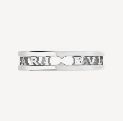 [Marin]ZERO 1 ONE-BAND WITH OPENWORK LOGO SPIRAL RING