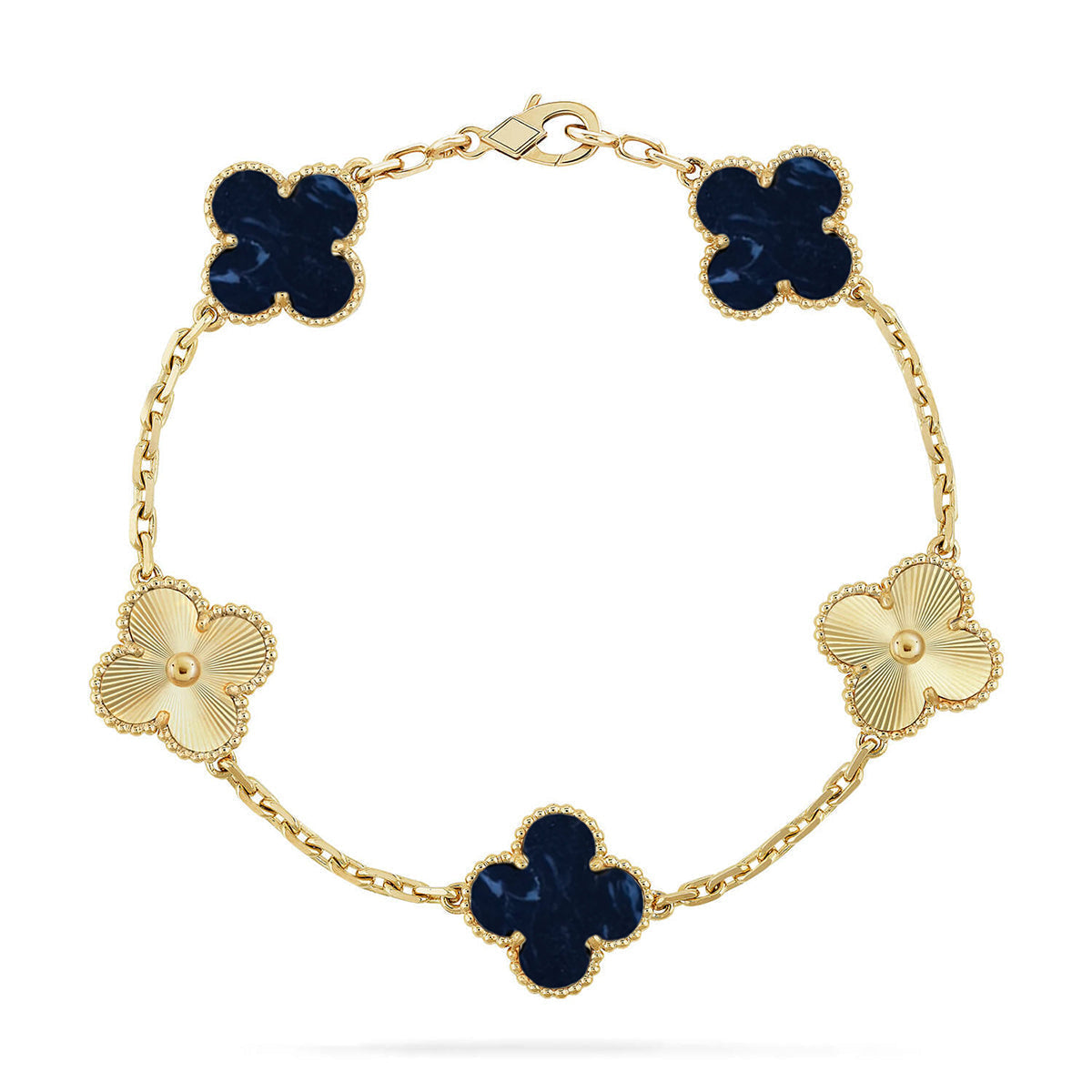 [Marin]CLOVER 5 MOTIF PIETERSITE BRACELET COLLECTION