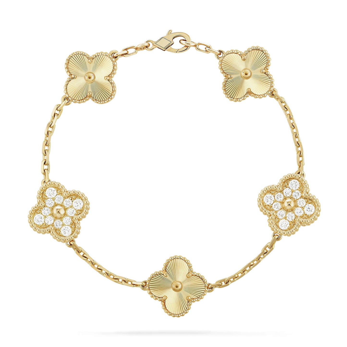 [Marin-Jewelry] CLOVER 5 MOTIF LASER BRACELET COLLECTION