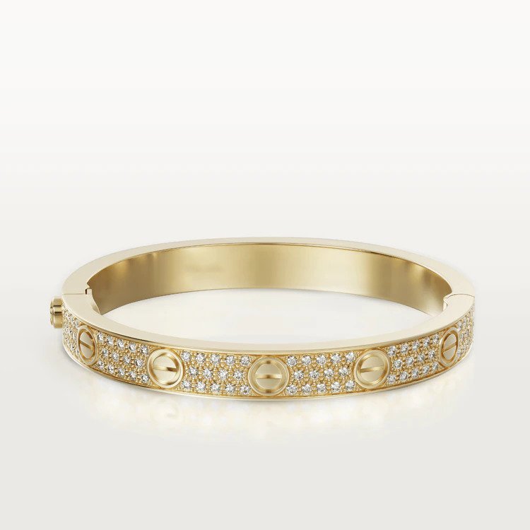 [Marin]LOVE BRACELET 6.1MM DIAMOND-PAVED