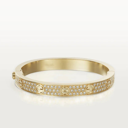 [Marin-Jewelry]LOVE BRACELET 6.1MM DIAMOND-PAVED