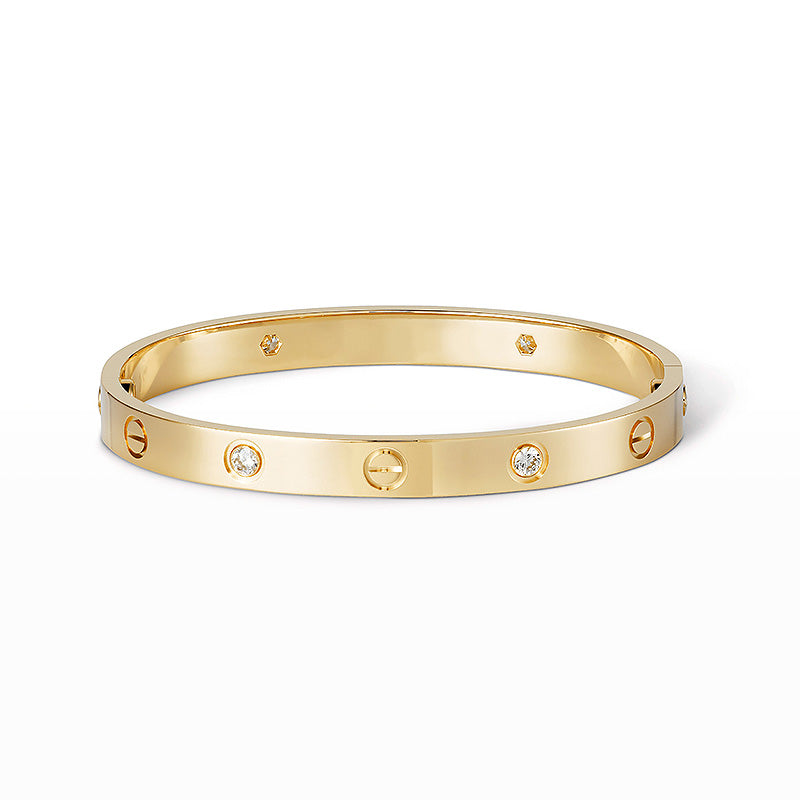 [Marin]LOVE BRACELET 6.1MM 4 DIAMONDS