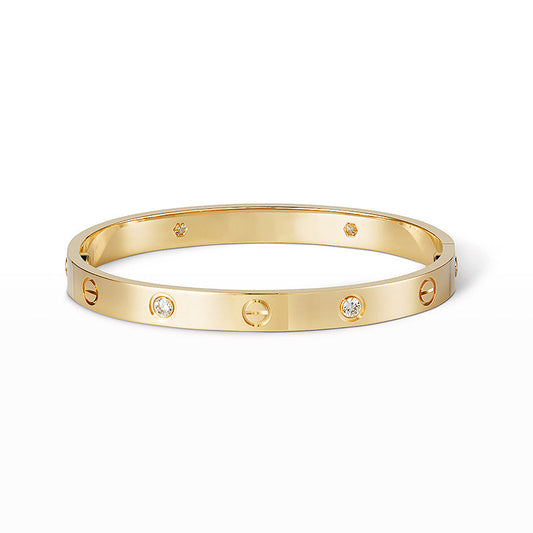 [Marin]LOVE BRACELET 6.1MM 4 DIAMONDS
