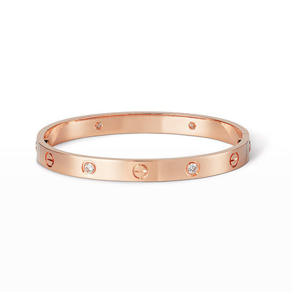 [Marin]LOVE BRACELET 6.1MM 4 DIAMONDS