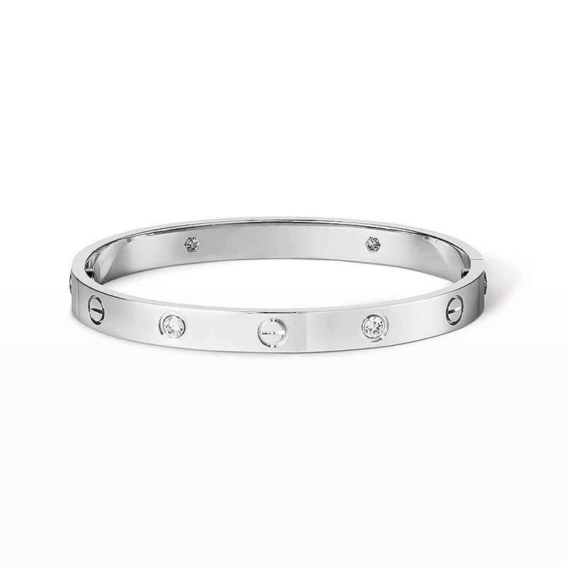 [Marin]LOVE BRACELET 6.1MM 4 DIAMONDS