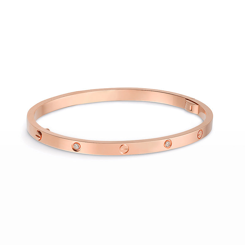 [Marin-Jewelry]LOVE BRACELET 3.65MM 6 DIAMONDS