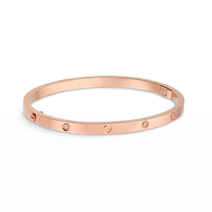 [Marin-Jewelry]LOVE BRACELET 3.65MM 6 DIAMONDS