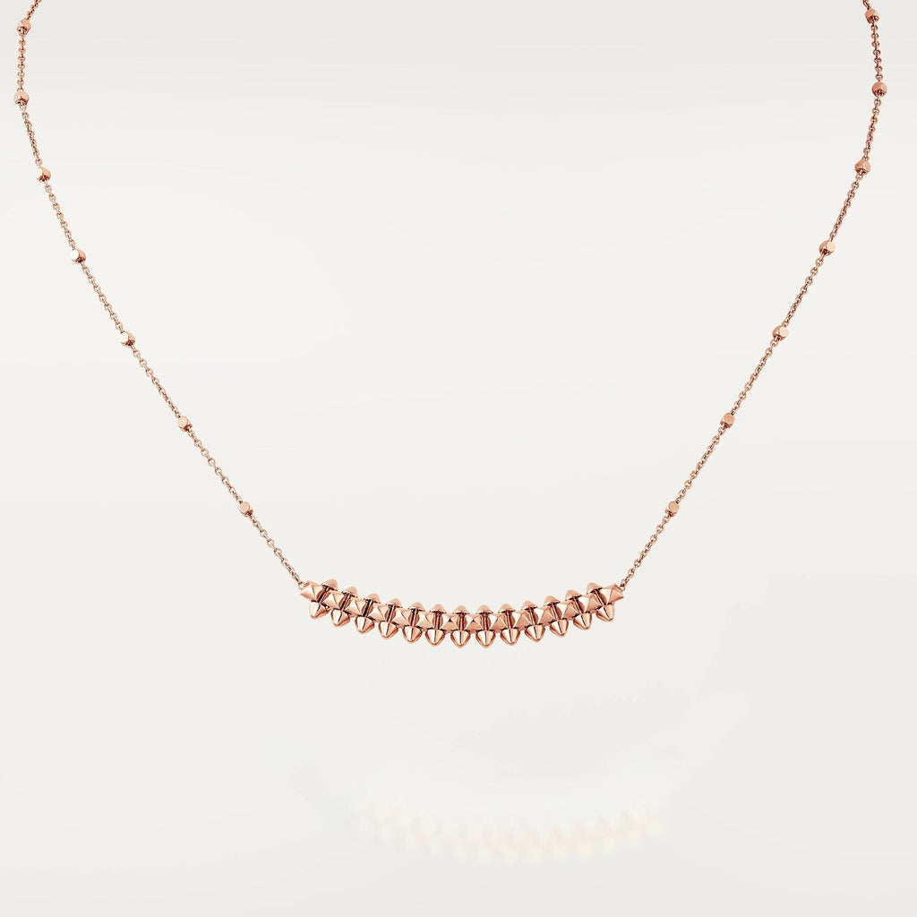 [Marin]CLASH PINK GOLD NECKLACE