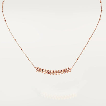 [Marin]CLASH PINK GOLD NECKLACE