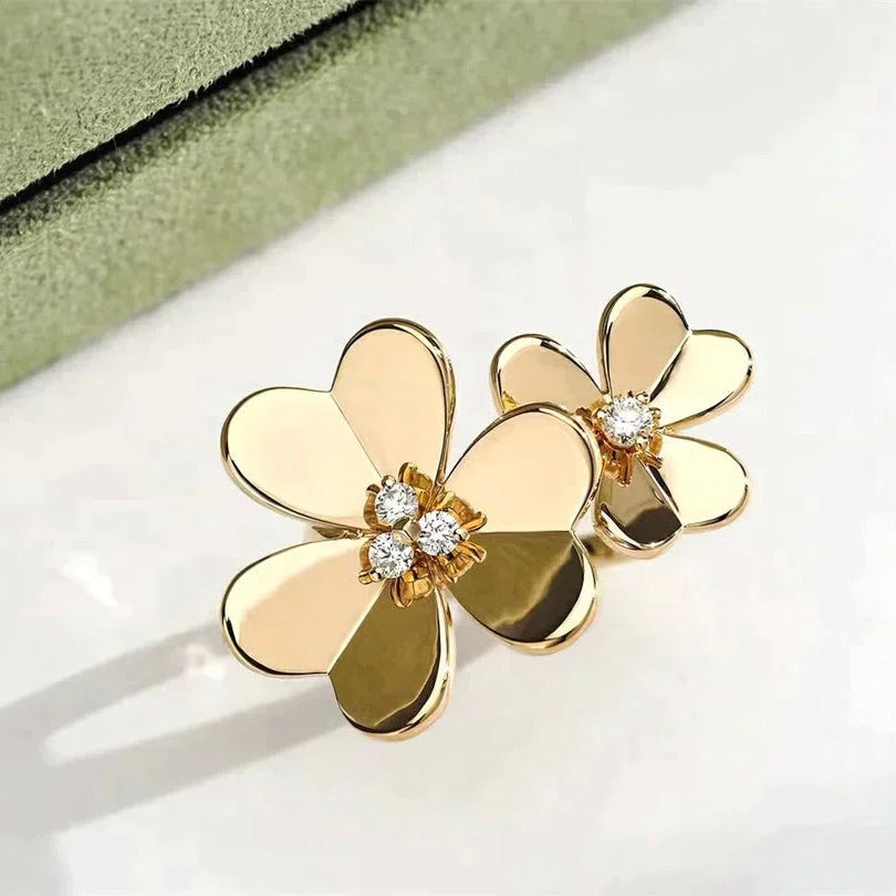 [Marin]CLOVER COMOS GOLD DIAMOND RING