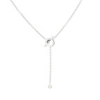 [Marin]FINESSE SILVER DIAMOND NECKLACE