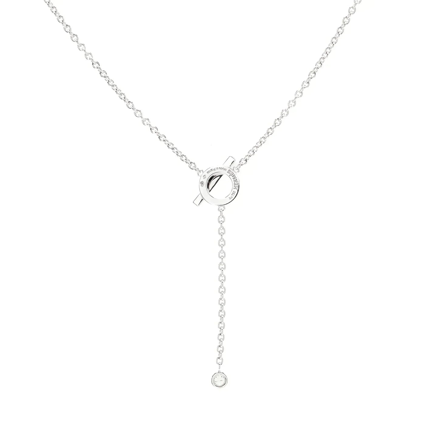 [Marin-Jewelry]FINESSE SILVER DIAMOND NECKLACE
