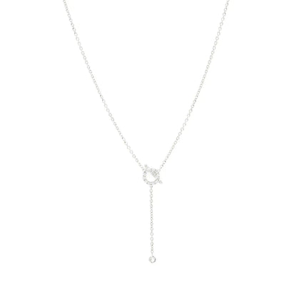 [Marin]FINESSE SILVER DIAMOND NECKLACE