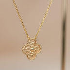 [Marin]COLLIER BRONZANT CLOVER 15MM