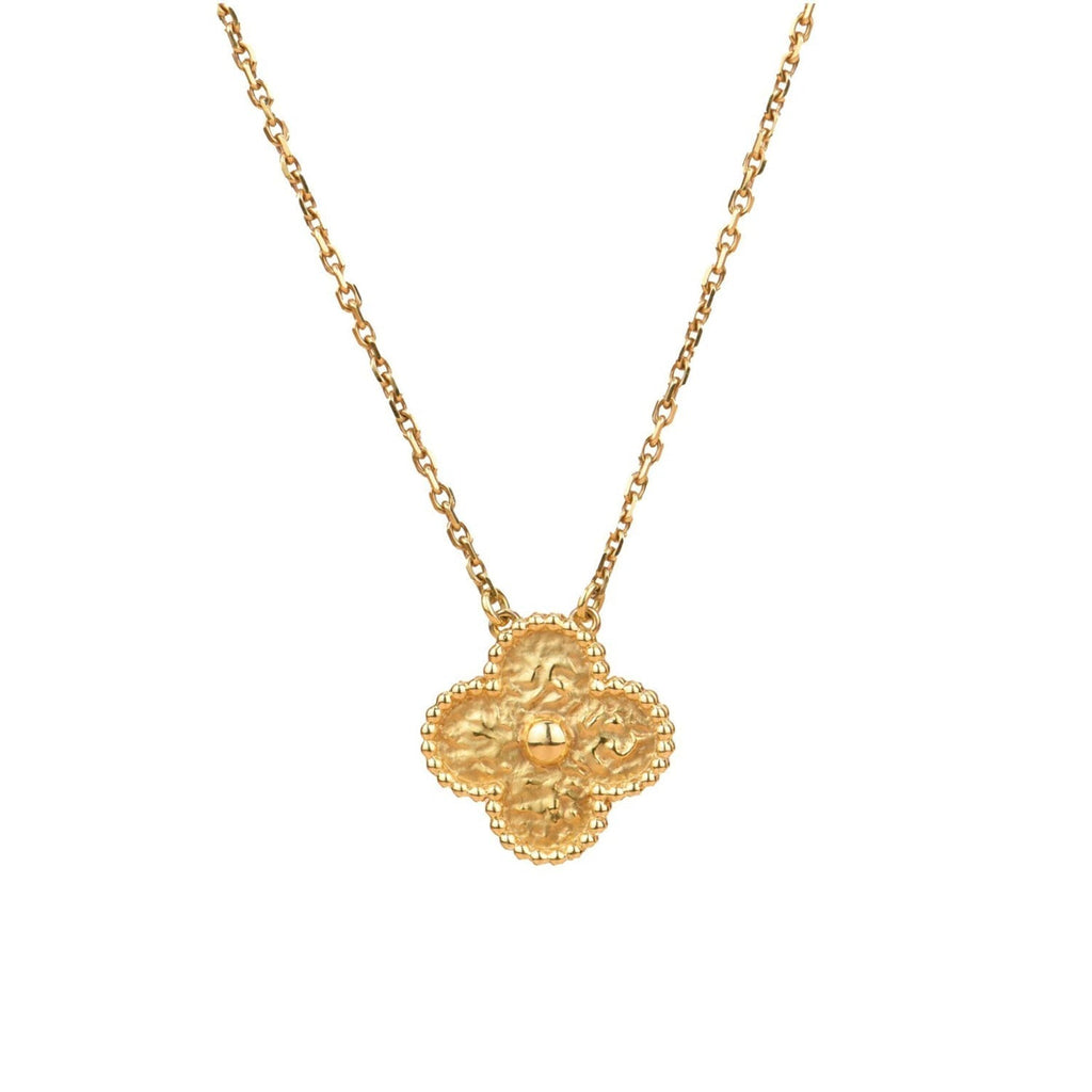 [Marin]COLLIER BRONZANT CLOVER 15MM