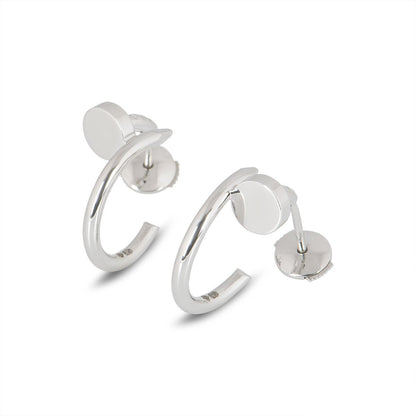 [Marin-Jewelry]JUSTE EARRINGS SILVER