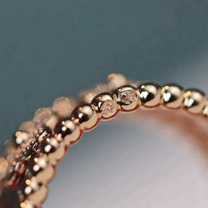 [マリン]クローバー万華鏡リング 10MM