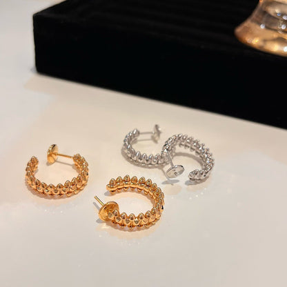[Marin-Jewelry]CLASH SMALL HOOP EARRINGS