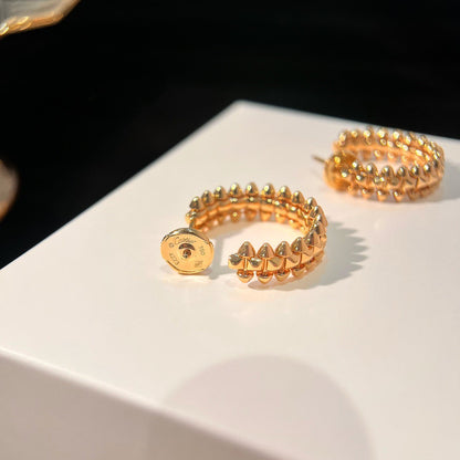 [Marin-Jewelry]CLASH SMALL HOOP EARRINGS