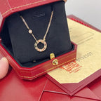 [Marin]LOVE NECKLACE 16MM 2 DIAMONDS
