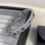 [Marin]LOVE BRACELET 6.1MM DIAMOND-PAVED CERAMIC