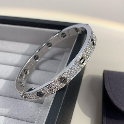 [Marin]LOVE BRACELET 6.1MM DIAMOND-PAVED CERAMIC