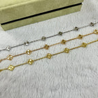 [⭐Shinejoy]CLOVER 6 MOTIF DIAMOND BRACELET