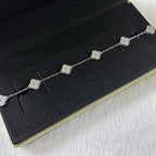[Marin]BRACELET CLOVER 6 MOTIFS DIAMANTS