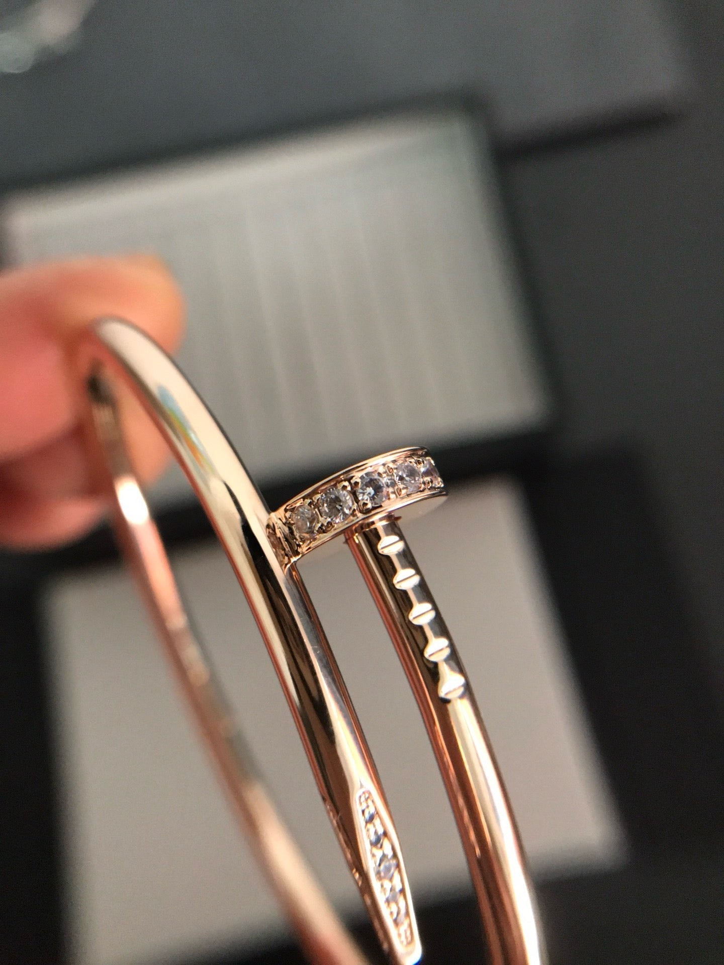 [Marin-Jewelry]JUSTE BRACELET 3.5MM DIAMONDS