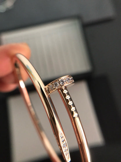 [Marin-Jewelry]JUSTE BRACELET 3.5MM DIAMONDS