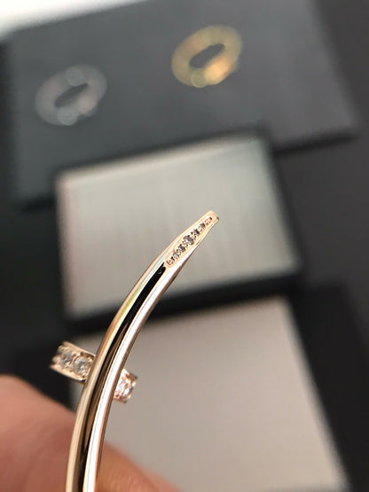 [Marin-Jewelry]JUSTE BRACELET 3.5MM DIAMONDS