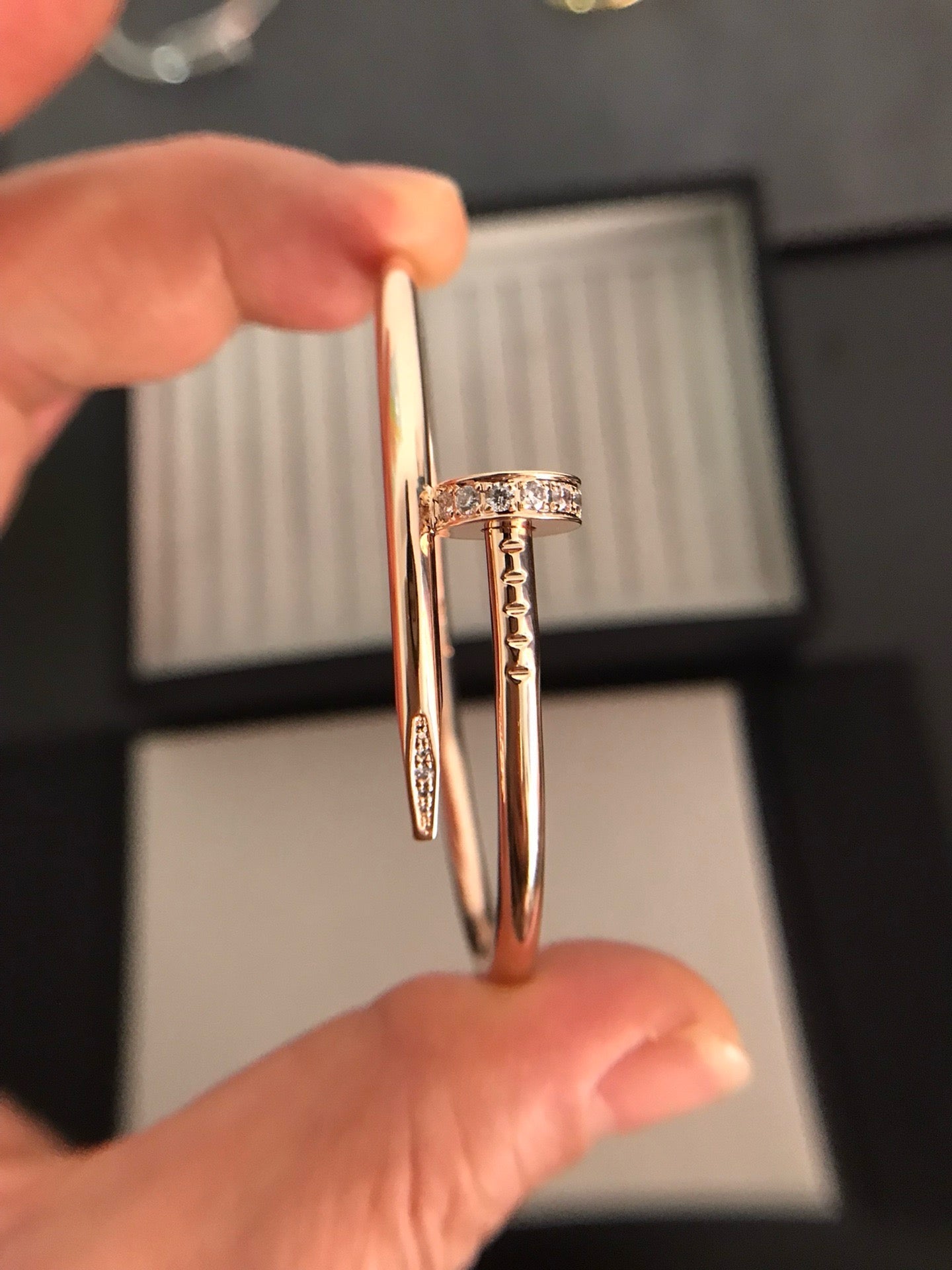 [Marin-Jewelry]JUSTE BRACELET 3.5MM DIAMONDS