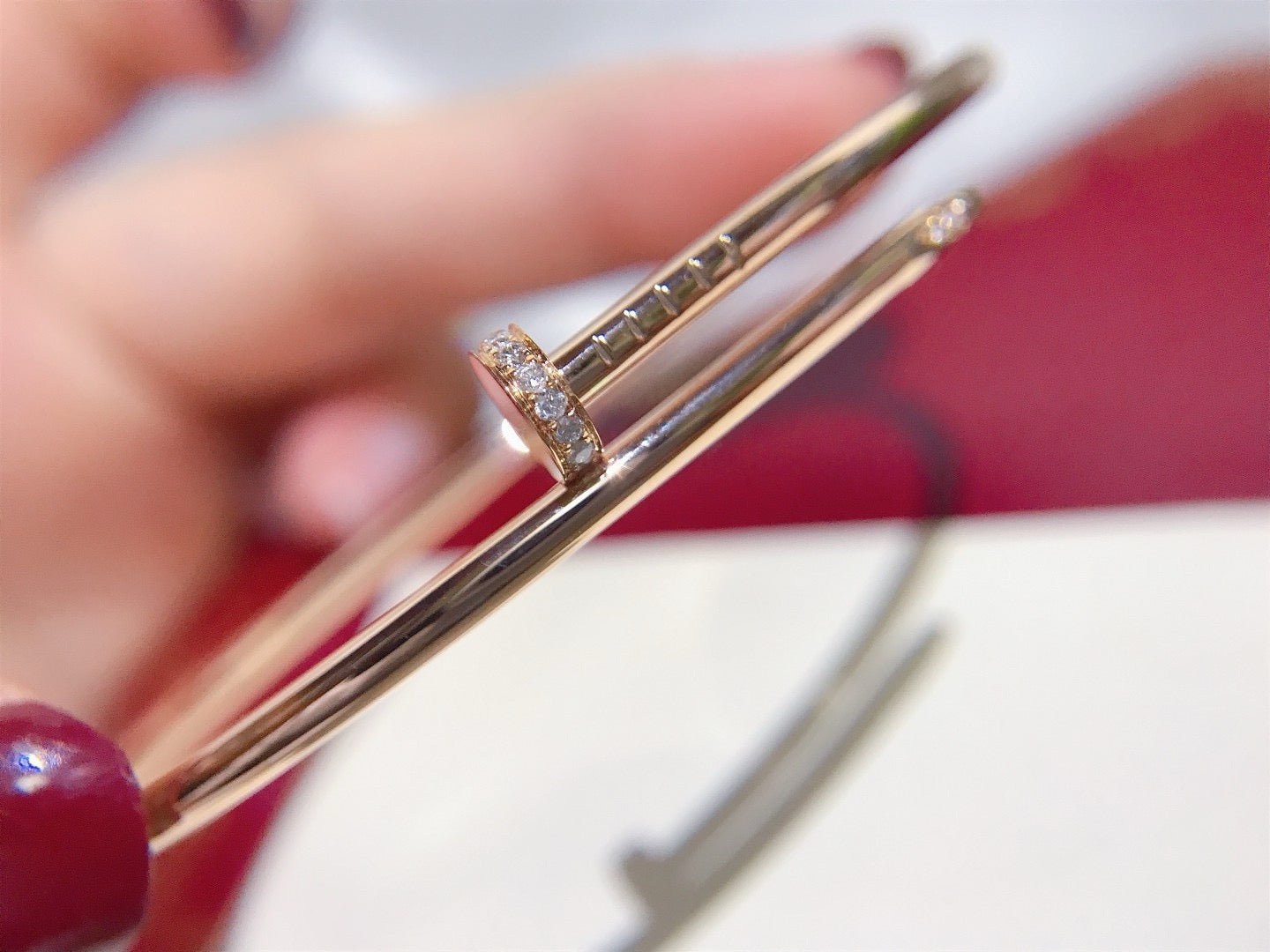 [Marin-Jewelry]JUSTE BRACELET 2.5MM DIAMONDS