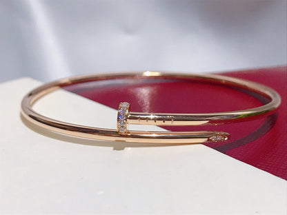 [Marin-Jewelry]JUSTE BRACELET 2.5MM DIAMONDS