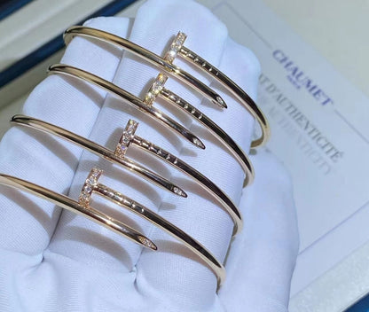 [Marin-Jewelry]JUSTE BRACELET 2.5MM DIAMONDS