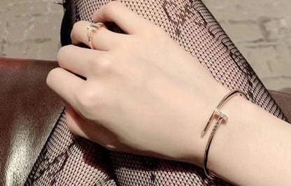 [Marin-Jewelry]JUSTE BRACELET 2.5MM DIAMONDS