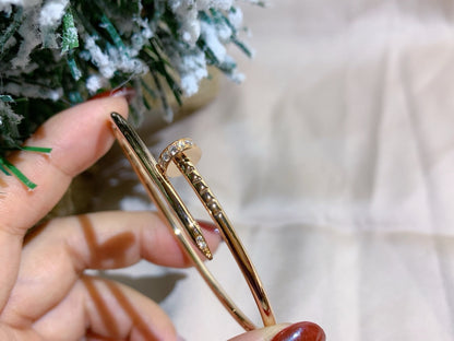 [Marin-Jewelry]JUSTE BRACELET 2.5MM DIAMONDS