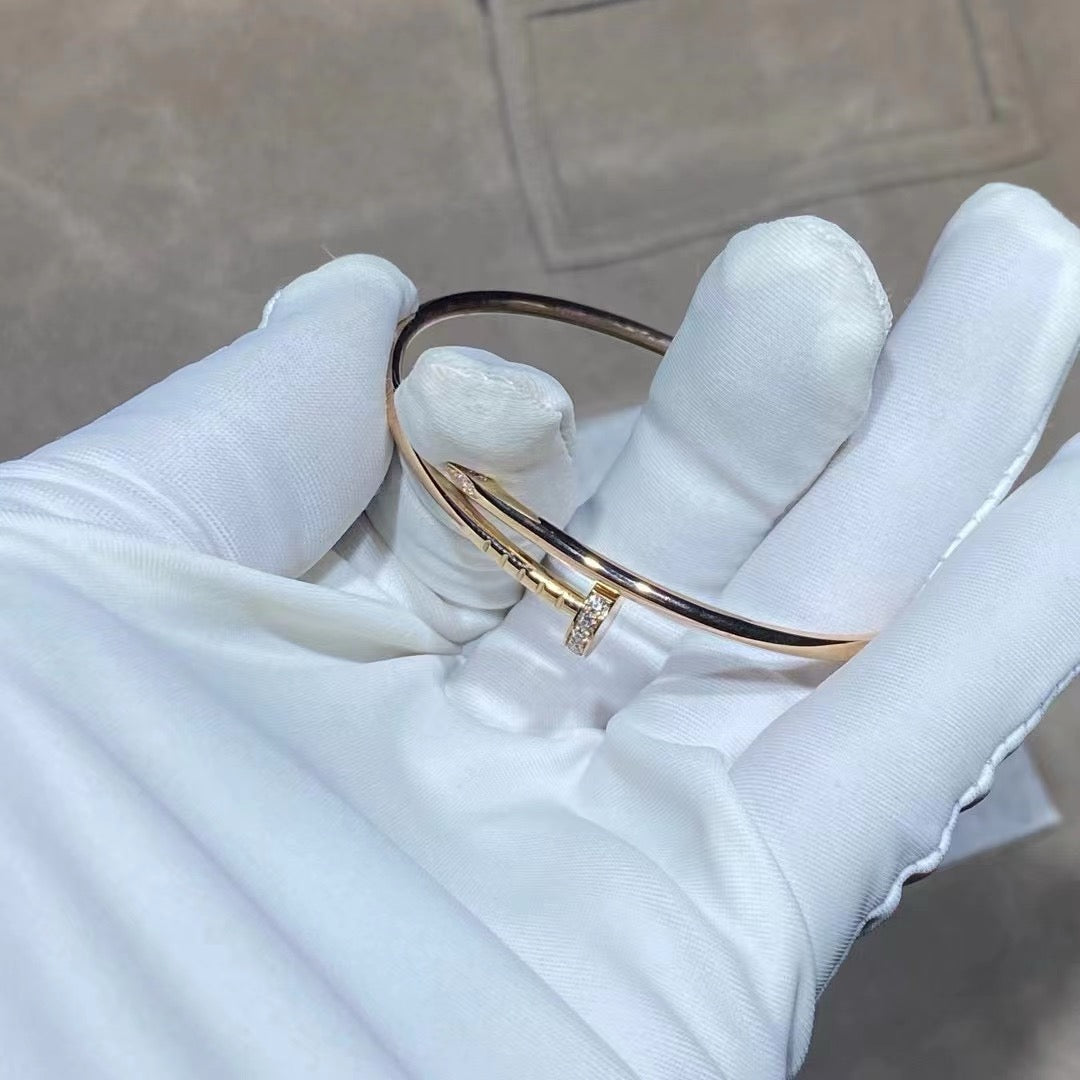 [Marin-Jewelry]JUSTE BRACELET 2.5MM DIAMONDS