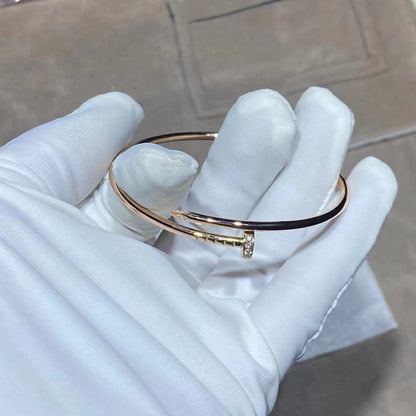 [Marin-Jewelry]JUSTE BRACELET 2.5MM DIAMONDS