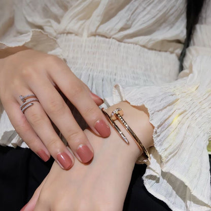 [Marin-Jewelry]JUSTE BRACELET 3.5MM DIAMONDS