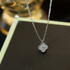 [Marin]CLOVER MINI 9.5MM PENDANT DIAMOND NECKLACE