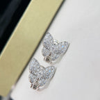 [Marin]BOUCLES D'OREILLES PAPILLON TOUT DIAMANT