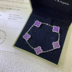 [⭐Shinejoy] CLOVER 5 MOTIF VIOLET BRACELET COLLECTION