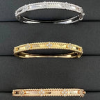 [Marin]BRACELET TRÈFLE 4MM DIAMANTS