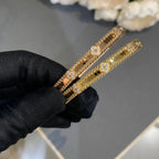 [Marin]BRACELET TRÈFLE 4MM DIAMANTS