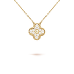 [Marin]クローバー15MMダイヤモンドシングルフラワーネックレス