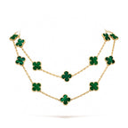 [Marin]CLOVER 20 MOTIFS MALACHITE GOLD